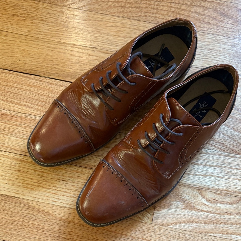 Boy’s Brown Leather Dress Shoes